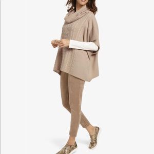 🍁Johnston & Murphy Cable Cowl neck pullover